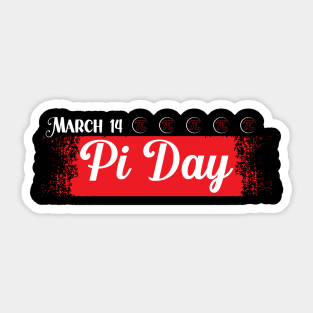 March 14 Funny Math Teacher Happy Pi Day Sticker